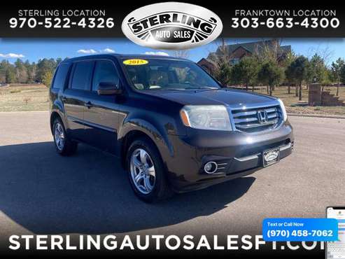 2015 Honda Pilot 4WD 4dr EX-L - CALL/TEXT TODAY! for sale in Sterling, CO