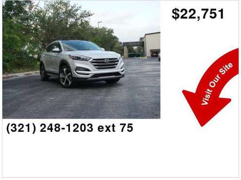 2018 Hyundai Tucson Limited - cars & trucks - by dealer - vehicle... for sale in Cocoa, FL