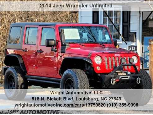 2014 Jeep Wrangler Unlimited Sport 4WD 4dr - - by for sale in Louisburg , NC