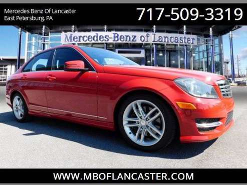 2013 Mercedes-Benz C-Class C 300 Sport, Mars Red for sale in East Petersburg, PA