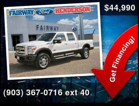 2016 Ford F-350SD King Ranch for sale in Henderson, TX