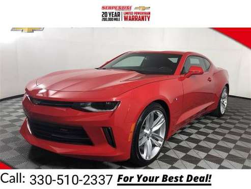 2016 Chevy Chevrolet Camaro 1LT coupe Red Hot - cars & trucks - by... for sale in Tallmadge, OH