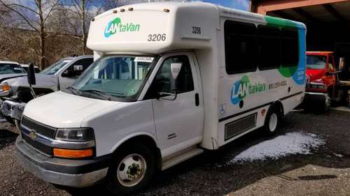 2012 Chevrolet Express G4500 White Duramax Diesel Van Bus for sale in Hicksville, IN