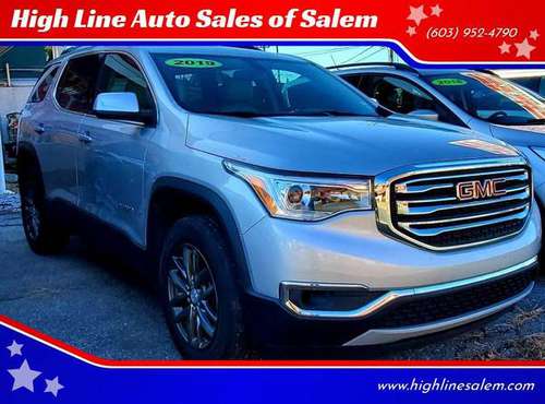 2019 GMC Acadia SLT 1 4dr SUV EVERYONE IS APPROVED! - cars & trucks... for sale in Salem, ME
