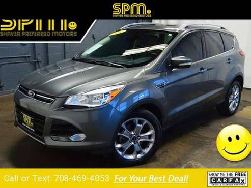 2014 Ford Escape Titanium suv GRAY for sale in Merrillville , IN