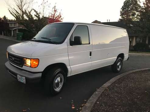 2006 Ford E250 cargo van 66k miles for sale in Oregon City, OR