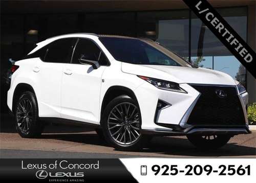 2017 Lexus RX 350 F Sport Monthly payment of - - by for sale in Concord, CA