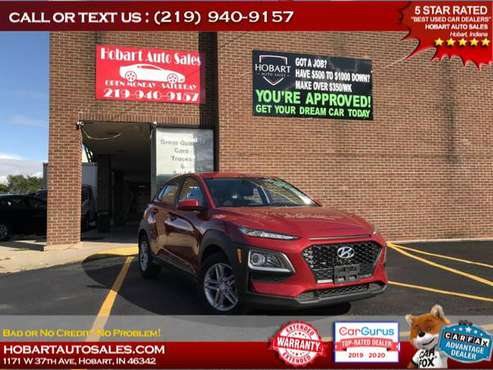 2020 HYUNDAI KONA SE $500-$1000 MINIMUM DOWN PAYMENT!! APPLY NOW!! -... for sale in Hobart, IL