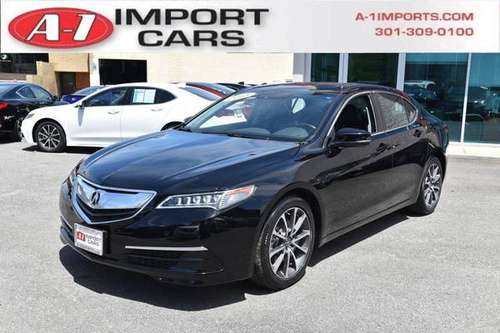 2015 *Acura* *TLX* *4dr Sedan FWD V6 Tech* Crystal B for sale in Rockville, MD