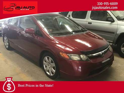 2008 Honda Civic Sdn 4dr Auto LX jsjautosales.com - cars & trucks -... for sale in Canton, OH