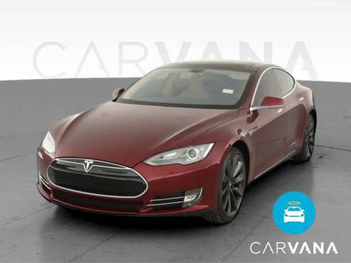 2012 Tesla Model S Signature Performance Sedan 4D sedan Red -... for sale in Monterey, CA