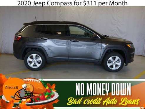 $311/mo 2020 Jeep Compass Bad Credit & No Money Down OK - cars &... for sale in Wood Dale, IL