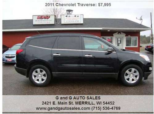 2011 Chevrolet Traverse LT AWD 4dr SUV w/1LT 154522 Miles - cars & for sale in Merrill, WI