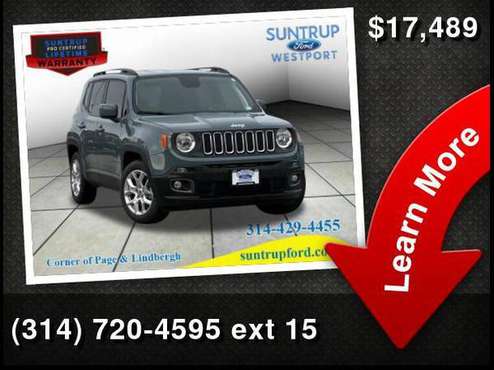 2018 Jeep Renegade Latitude - cars & trucks - by dealer - vehicle... for sale in Saint Louis, MO