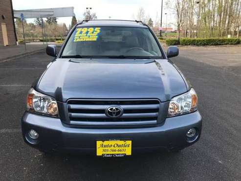 2005 Toyota Highlander Limited AWD Leather 3rd Seat Moonroof BAD CR for sale in Salem, OR