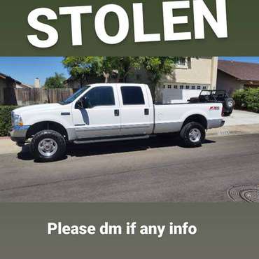 !!!STOLEN!!! 2003 Ford F350 7.3l Diesel Long bed Crew Cab 4X4 - cars... for sale in San Diego, CA