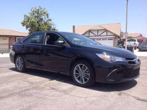 2016 TOYOTA CAMRY SE 4 CYLYNDERS AUTOMATIC - - by for sale in Moreno Valley, CA