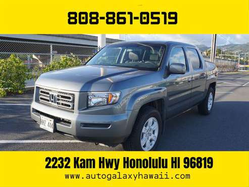 2007 HONDA RIDGELINE RTS 4WD - COLD A/C AUX Guar for sale in Fort Shafter, HI