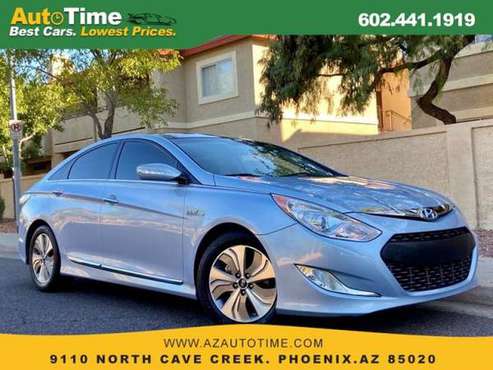 2014 Hyundai Sonata Hybrid Limited sedan Blue Sky Metallic - cars &... for sale in Phoenix, AZ