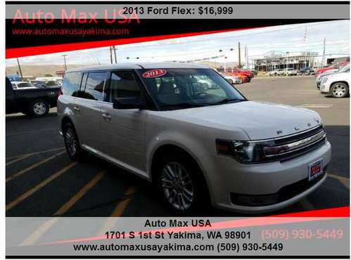 2013 Ford Flex SEL AWD 3ED ROW SEATING !!!!!!!!!! for sale in INTERNET PRICED CALL OR TEXT JIMMY 509-9, WA