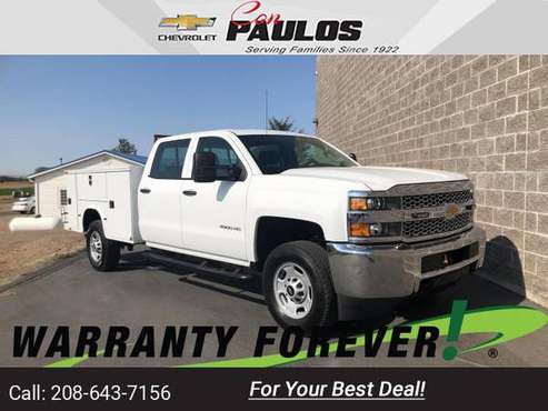 2019 Chevy Chevrolet Silverado 2500HD Work Truck pickup Summit White... for sale in Jerome, ID