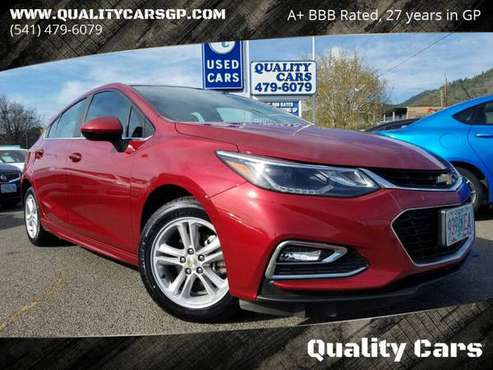 2017 Chevrolet Cruze Hatch 1-OWNR, RS, BTOOTH & BCKUP CAM Clean for sale in Grants Pass, OR