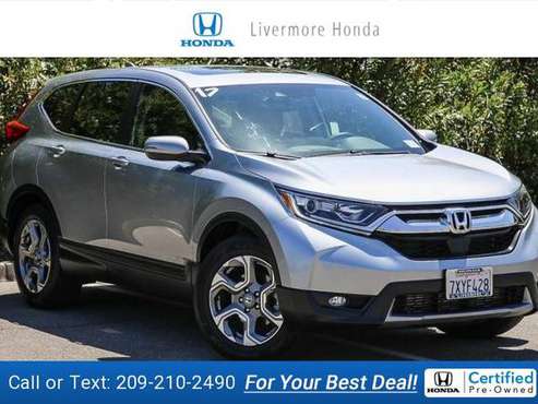 2017 Honda CRV EX-L suv Silver - - by dealer - vehicle for sale in Livermore, CA