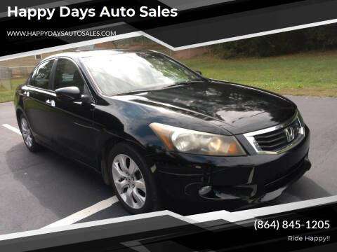 2010 Honda Accord EX-L 3 .5L V6 Automatic 5-Speed FWD !!WARRANTY!!!... for sale in Piedmont, SC