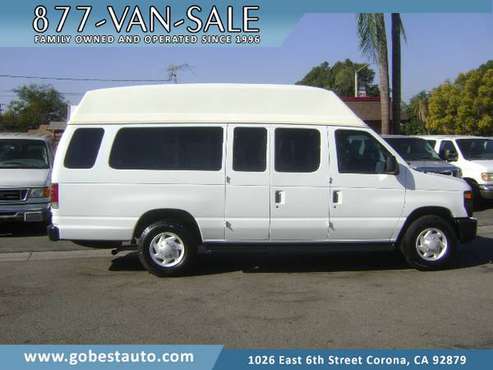 09 Ford E350 EXTENDED Hi-Top Raised Roof Cargo Van RV Camper... for sale in Corona, CA