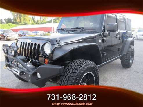 2010 JEEP WRANGLER UNLIMITED RUBICON 4X4, UPGRADED BUMPERS AND TIRE RA for sale in Lexington, TN