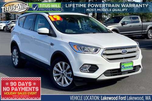 2019 Ford Escape 4x4 4WD SEL SUV - cars & trucks - by dealer -... for sale in Lakewood, WA