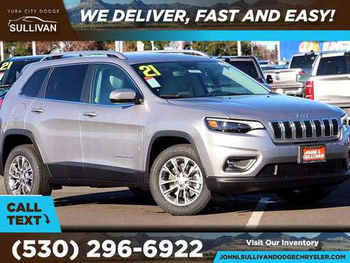 2021 Jeep Cherokee Latitude Lux FOR ONLY 422/mo! for sale in Yuba City, CA