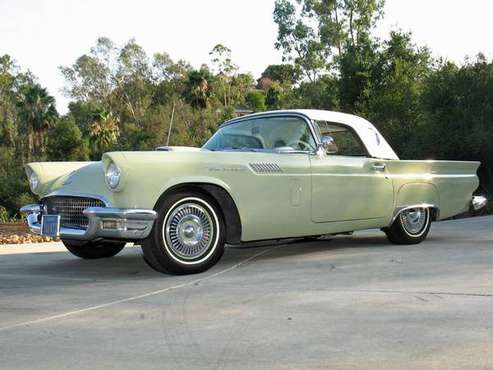 1957 Ford Thunderbird Convertible (2-tops) California Survivor -... for sale in El Paso, TX