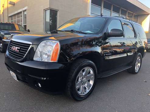 2008 GMC Yukon SLT Loaded Black with Black Leather 3rd Row Seat -... for sale in SF bay area, CA