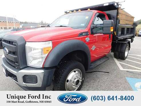 2014 Ford F550 Diesel Dually Dump Truck - cars & trucks - by owner -... for sale in Goffstown, NH
