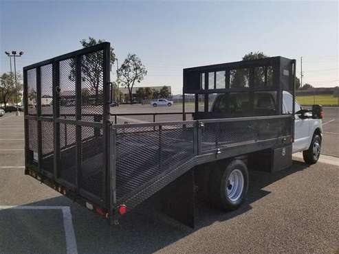 2015 FORD F350 flat bed W/LOADING RAMP! - cars & trucks - by dealer... for sale in Santa Ana, CA