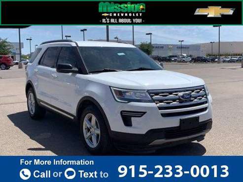 2018 Ford Explorer XLT suv White - - by dealer for sale in El Paso, TX