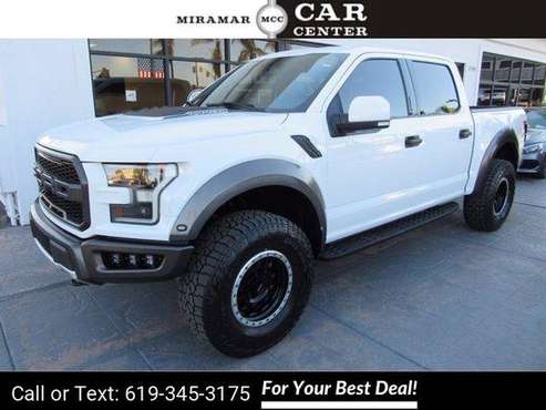 2017 Ford F150 Raptor pickup Oxford White - - by for sale in San Diego, CA