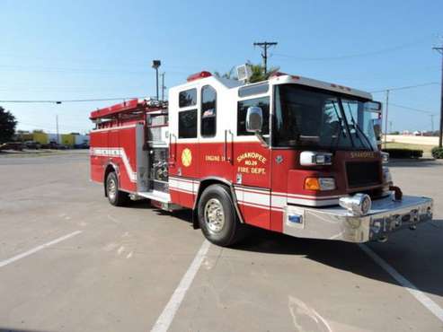 1998 PIERCE QUANTUM FIRE TRUCK with for sale in Grand Prairie, TX