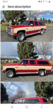 1985 Chevrolet Suburban Silverado for sale in Kalispell, MT