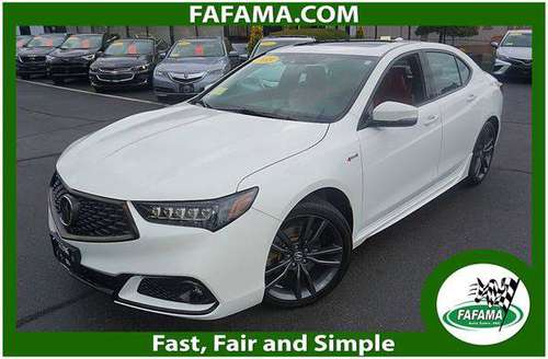 2018 Acura TLX 3.5L V6 Technology A-Spec Pkg - We Can Finance Anyone for sale in Milford, MA