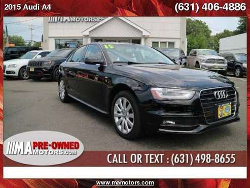 2015 Audi A4 4dr Sdn Auto quattro 2.0T Premium Sline We Can Finance... for sale in Huntington Station, NY