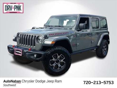2018 Jeep Wrangler Unlimited Rubicon 4x4 4WD Four Wheel SKU:JW307628 for sale in Denver , CO