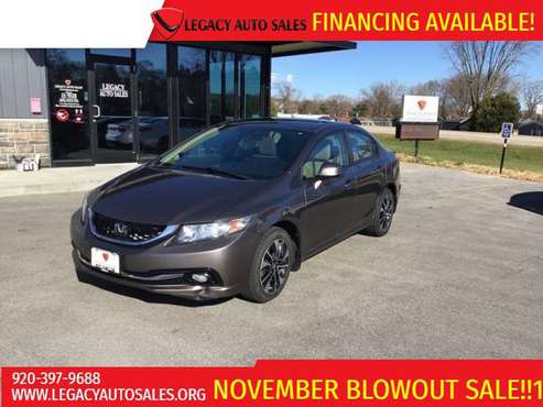 2013 HONDA CIVIC EXL - cars & trucks - by dealer - vehicle... for sale in Jefferson, WI