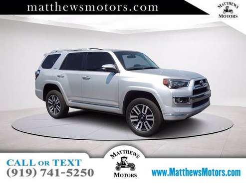 2015 Toyota 4Runner Limited 4WD w/3rd Row Nav Sunroof - cars & for sale in Clayton, NC