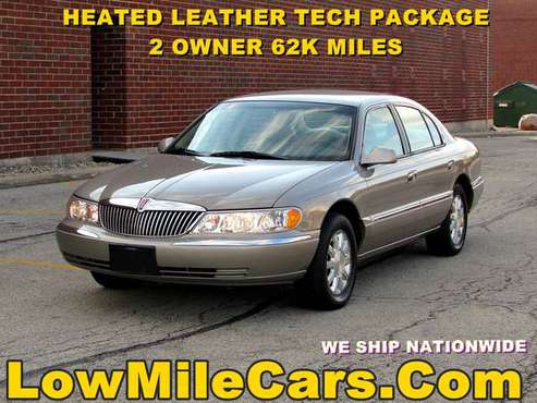 low miles 2001 Lincoln continental sedan 61k - cars & trucks - by... for sale in Willowbrook, IL
