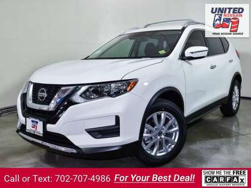 2019 Nissan Rogue SV suv Pearl White for sale in Las Vegas, NV