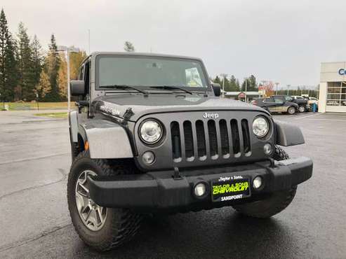 JEEP WRANGLER UNLIMITED RUBICON / LEATHER / NAV / HARD TOP / 1 OWNER... for sale in Ponderay, WA