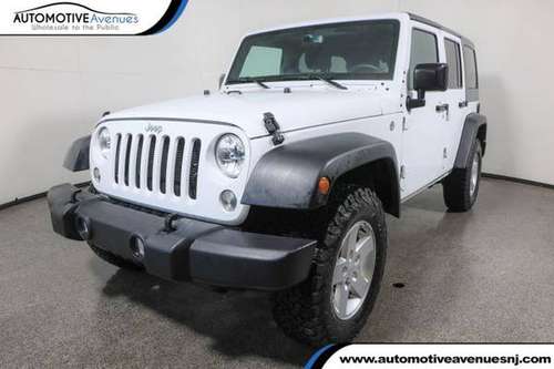 2018 Jeep Wrangler JK Unlimited, Bright White Clearcoat - cars & for sale in Wall, NJ