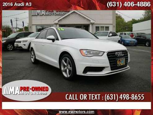 2016 Audi A3 4dr Sdn quattro 2.0T Premium We Can Finance Everyone for sale in Huntington Station, NY